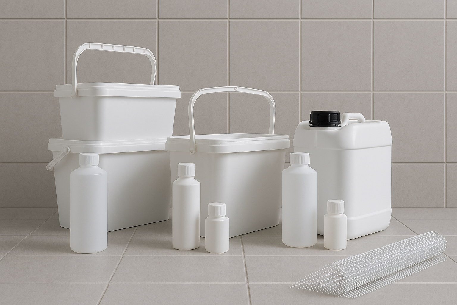 Beton cire over tegels