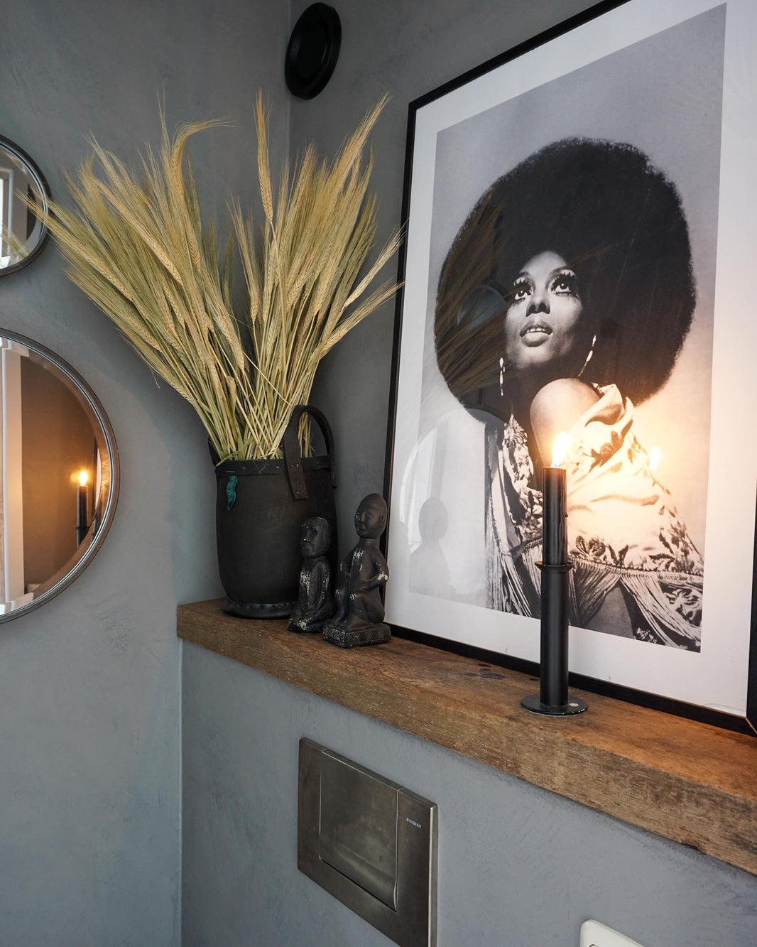 Kleinste kamertje, grootse verbouwing - beton cire op het toilet!