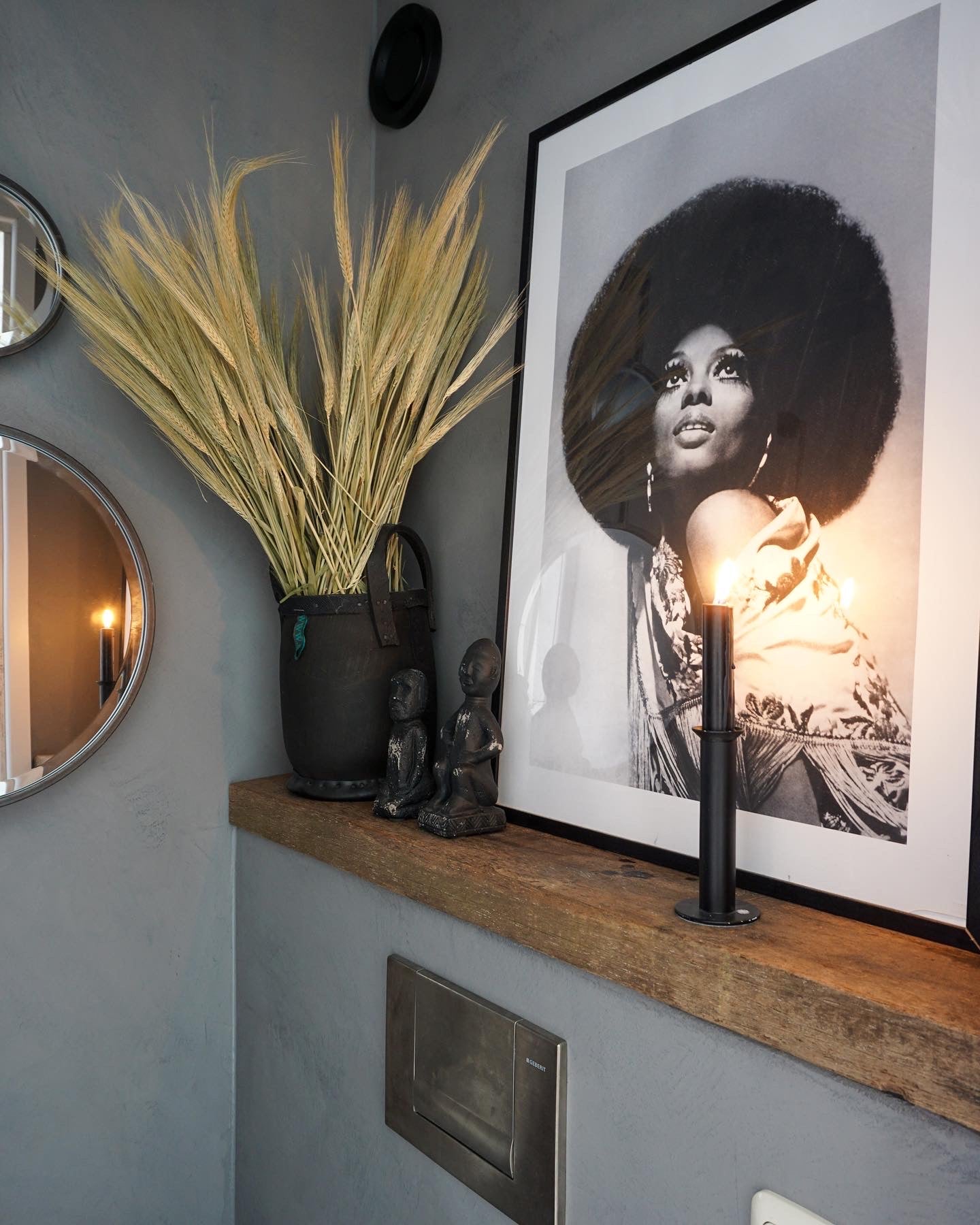 Kleinste kamertje, grootse verbouwing - beton cire op het toilet!