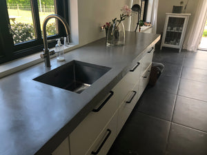 Aanrecht antraciet beton cire